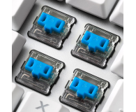 Sharkoon PureWriter White RGB Kailh Blue - 1105750 - zdjęcie 3